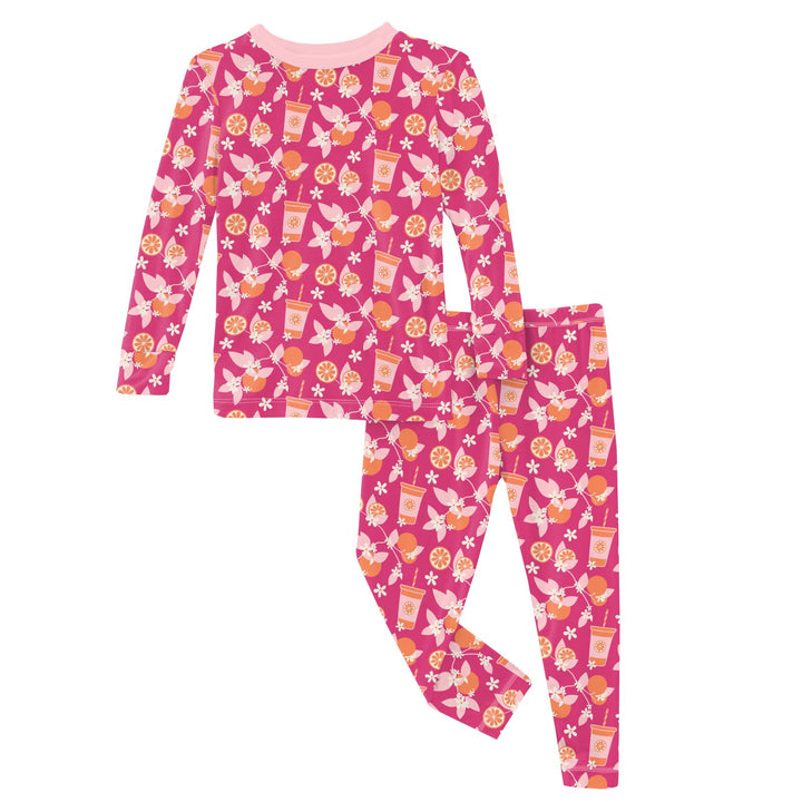 Kickee Pants Print Long Sleeve Pajama Set