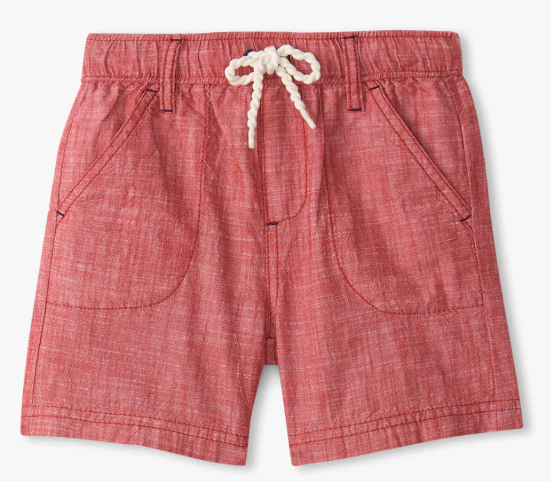 Hatley Red Nautical Woven Shorts