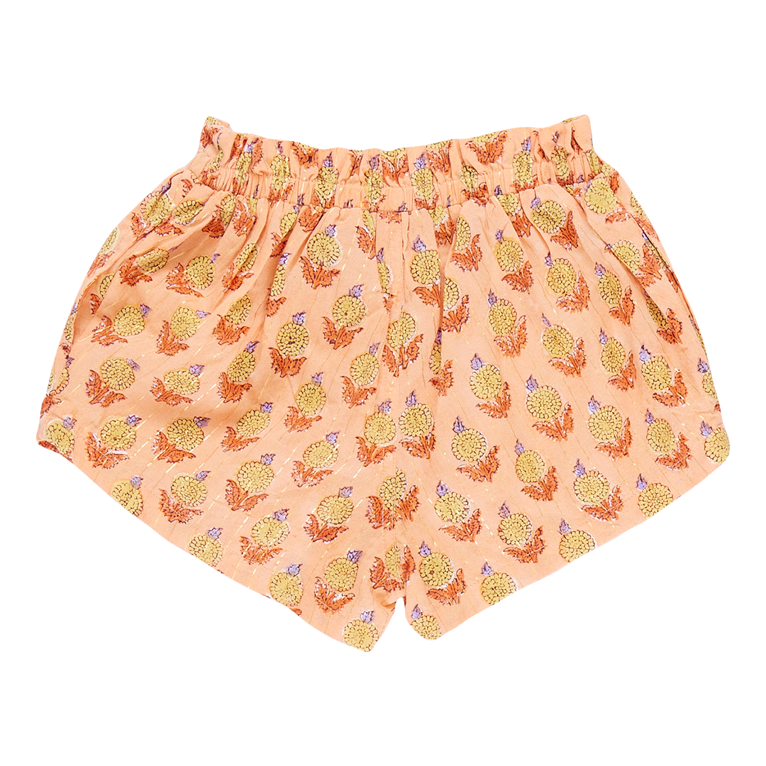 Pink Chicken Orange Dahlia Theodore Short (sizes 7-12)