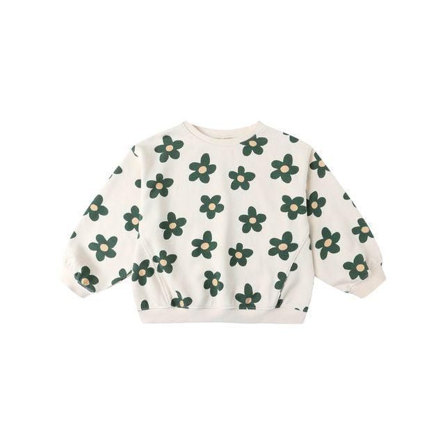 Rylee & Cru Oversized Sweatshirt in Natural Daisy – Vann & Liv