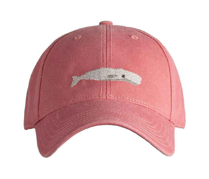 Harding Lane White Whale Needlepoint Hat