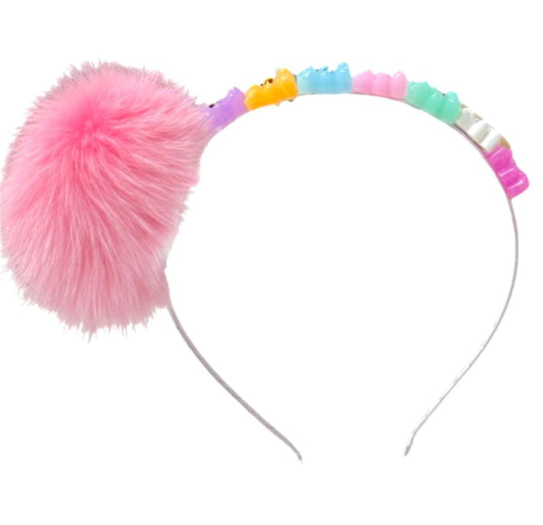 Bari Lynn Gummy Bear Fur Headband