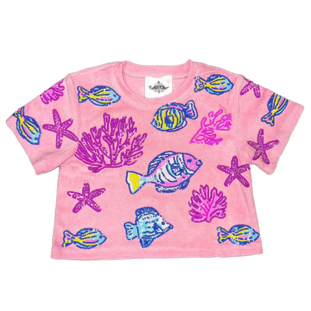 Under the Sea Terry Cloth Top