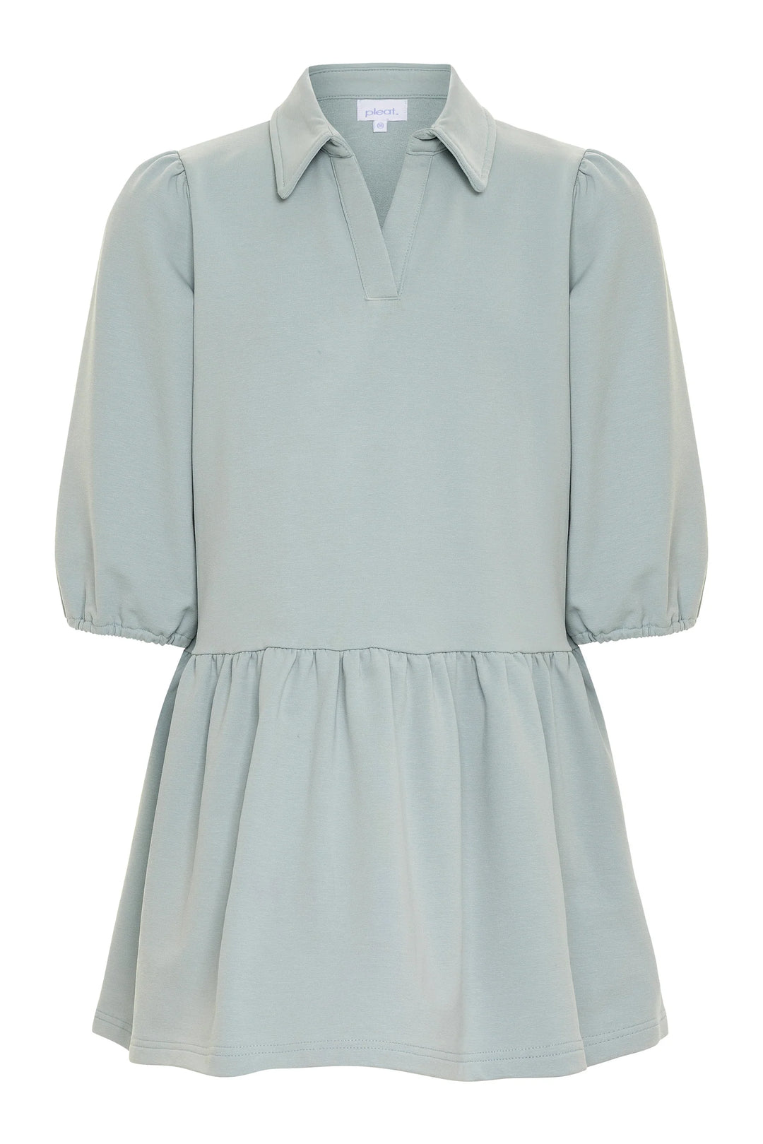 Pleat Sibley Dress in Robins Egg
