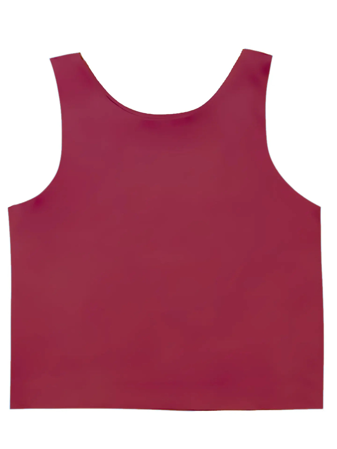 Belle Cher Maroon Razorback Top