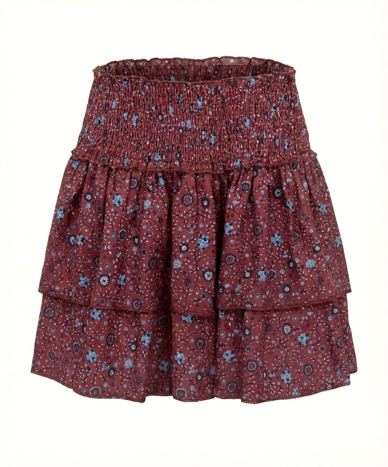 Scottie Skirt in Amber Floral