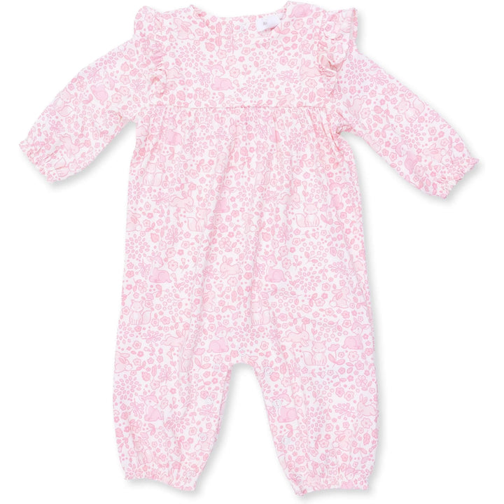 Baby Woodland Ruffle Snap Romper