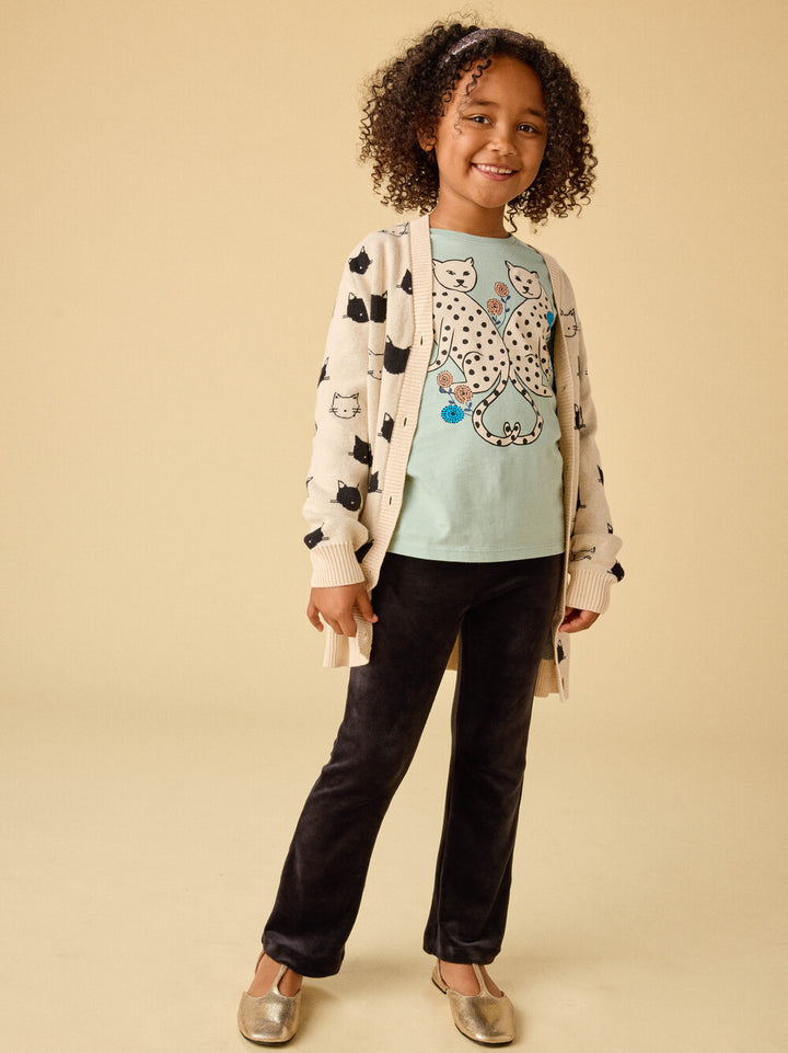 Tea Collection Leopard Duo Graphic Tee