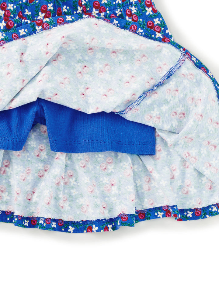 Tea Collection Twirl Skort in Flamenco Fan Rose