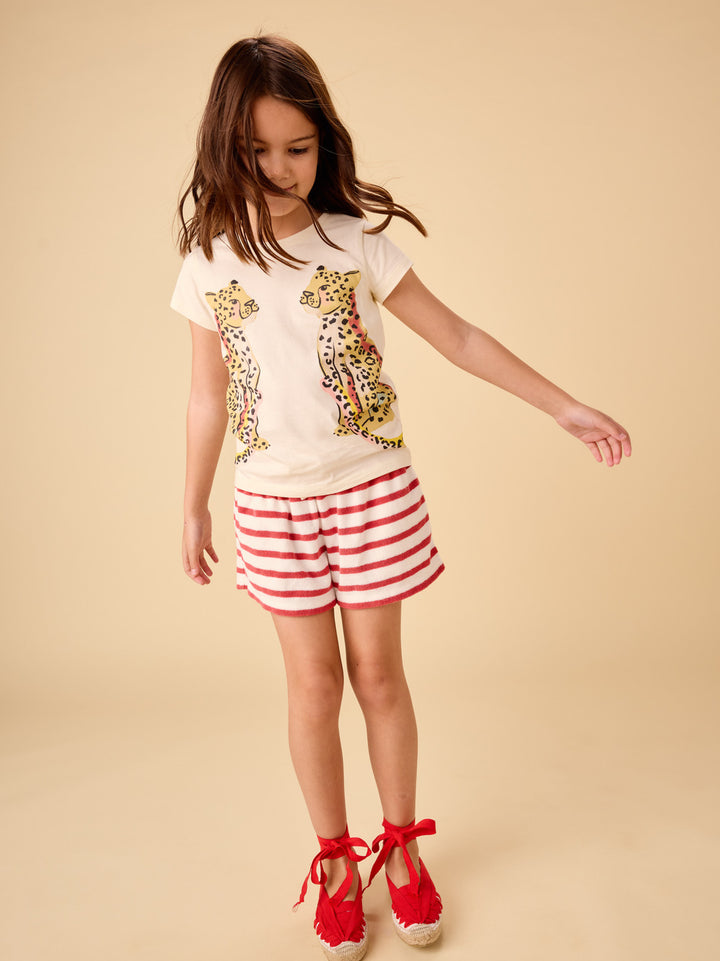 Tea Collection Terrycloth Stripe Short