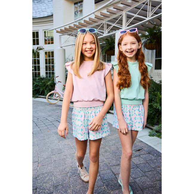 Pleat Scout Short in Lilac Tide
