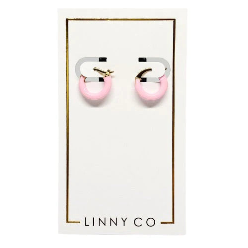 Linny Co. Mia Earring in Light Pink