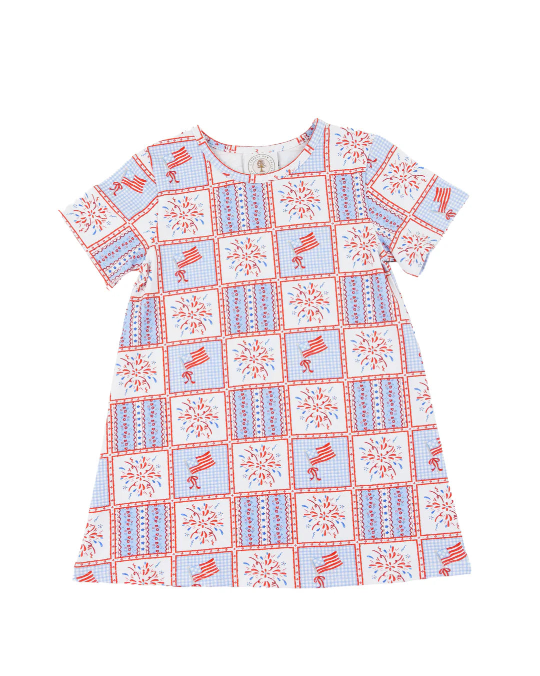 Cypress Row Patriotic Patchwork Susie Dress