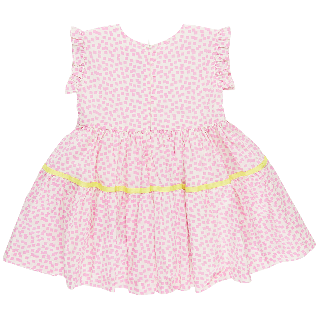 Pink Chicken Mini Square Pink Polly Dress (sizes 7-10)