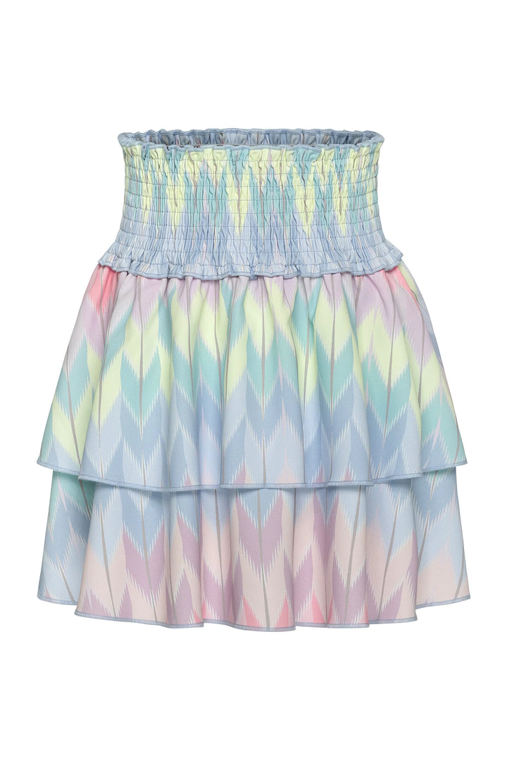Pleat Scottie Skirt in Color Crush