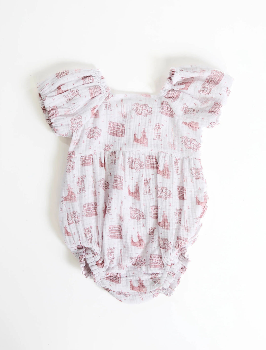 USC Toile Puff Sleeve Onesie