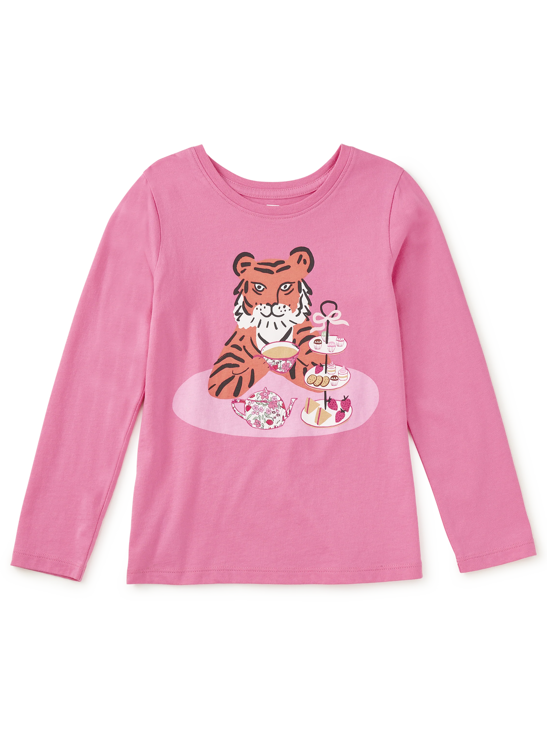 Tea Collection Tiger Graphic Tee in Sweetpea