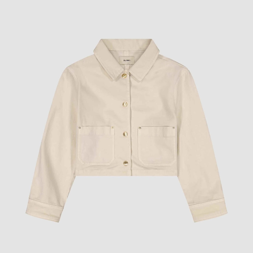 Manning Jacket in Flax Twill