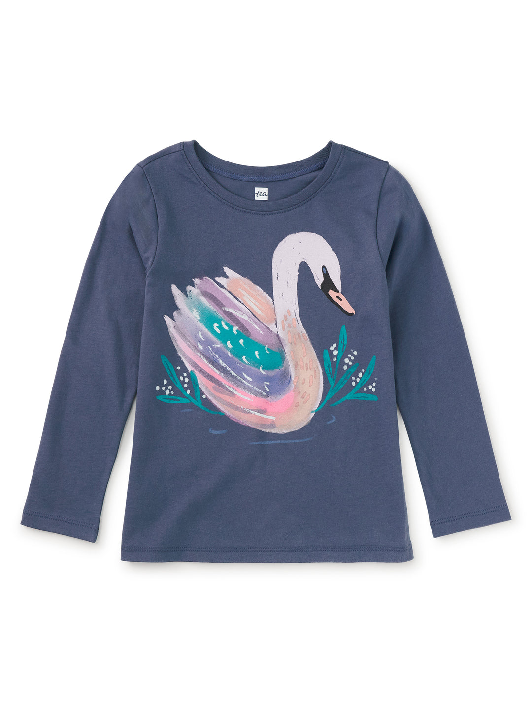 Tea Collection Painted Swan Graphic Tee