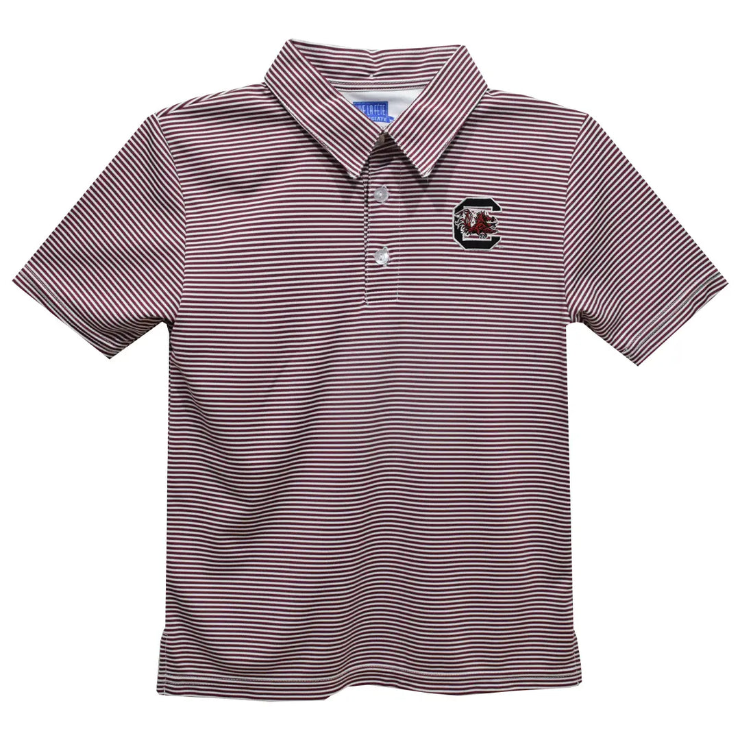 Gamecock Stripe Polo