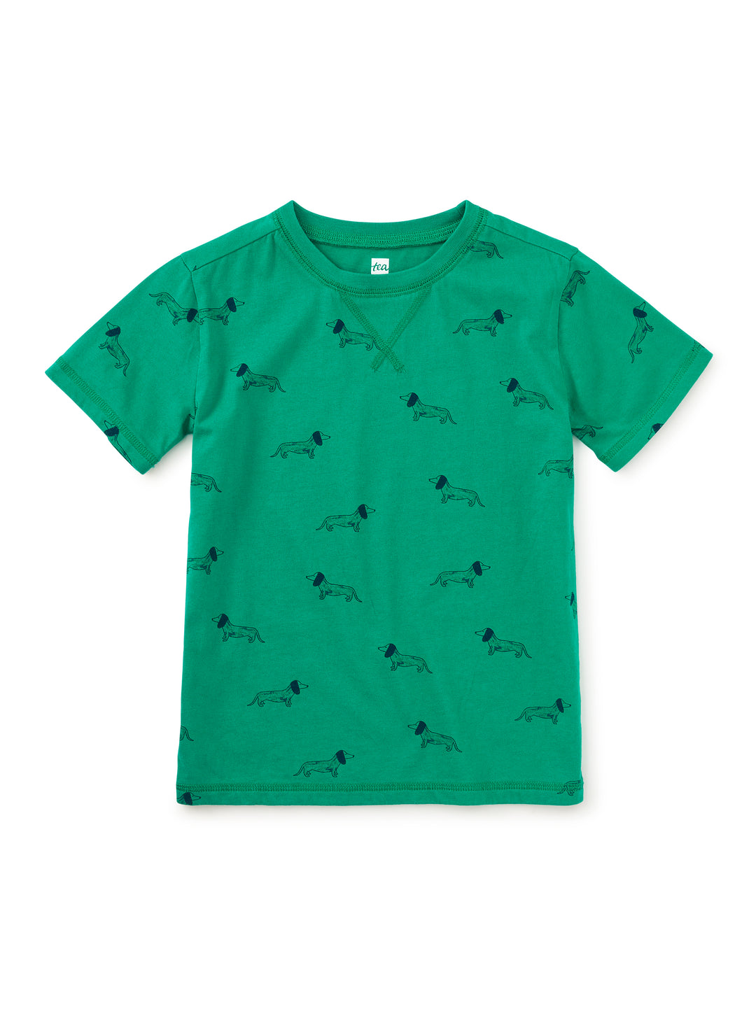 Tea Collection Printed Tee with Dachshunds