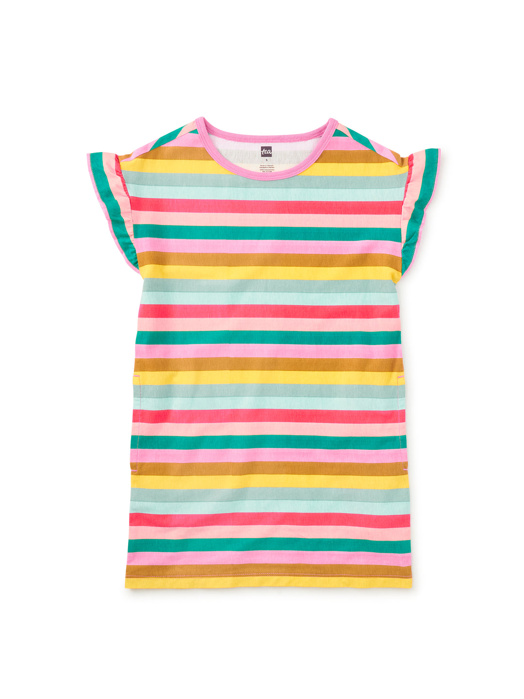 Tea Collection Flutter Sleeve Shift Dress