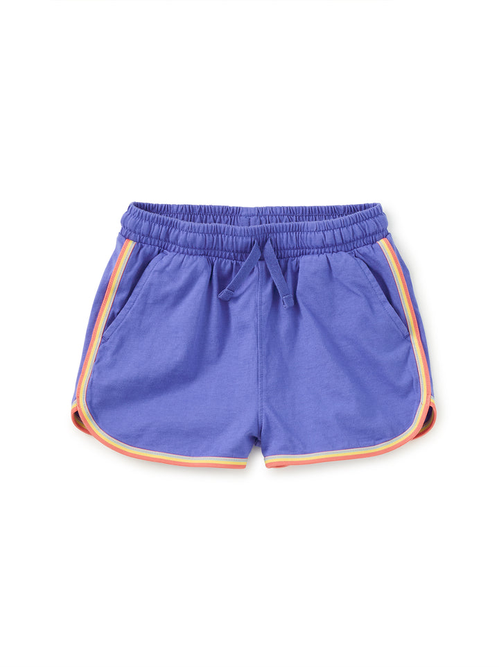 Tea Collection Rainbow Binding Track Shorts