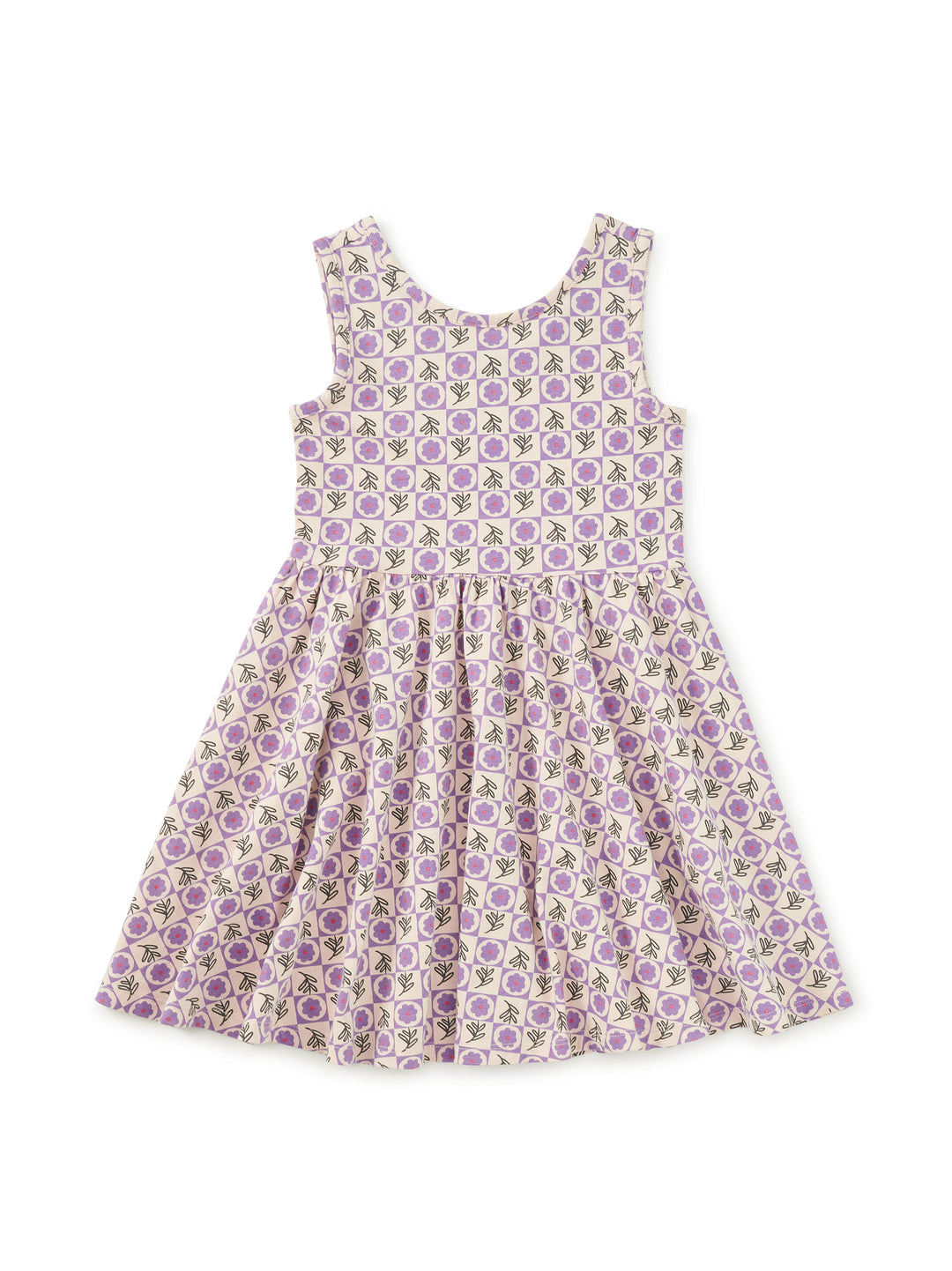 Tea Collection Sleeveless Ballet Dress in Tile Floral