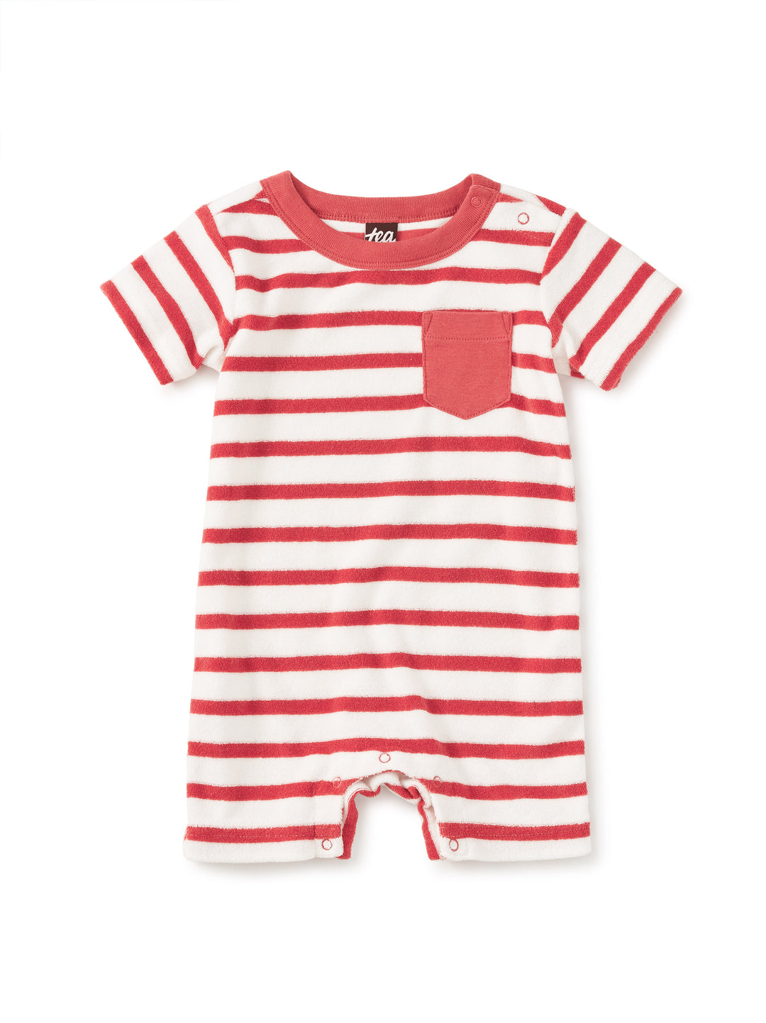 Tea Collection Terrycloth Pocket Shortie Romper