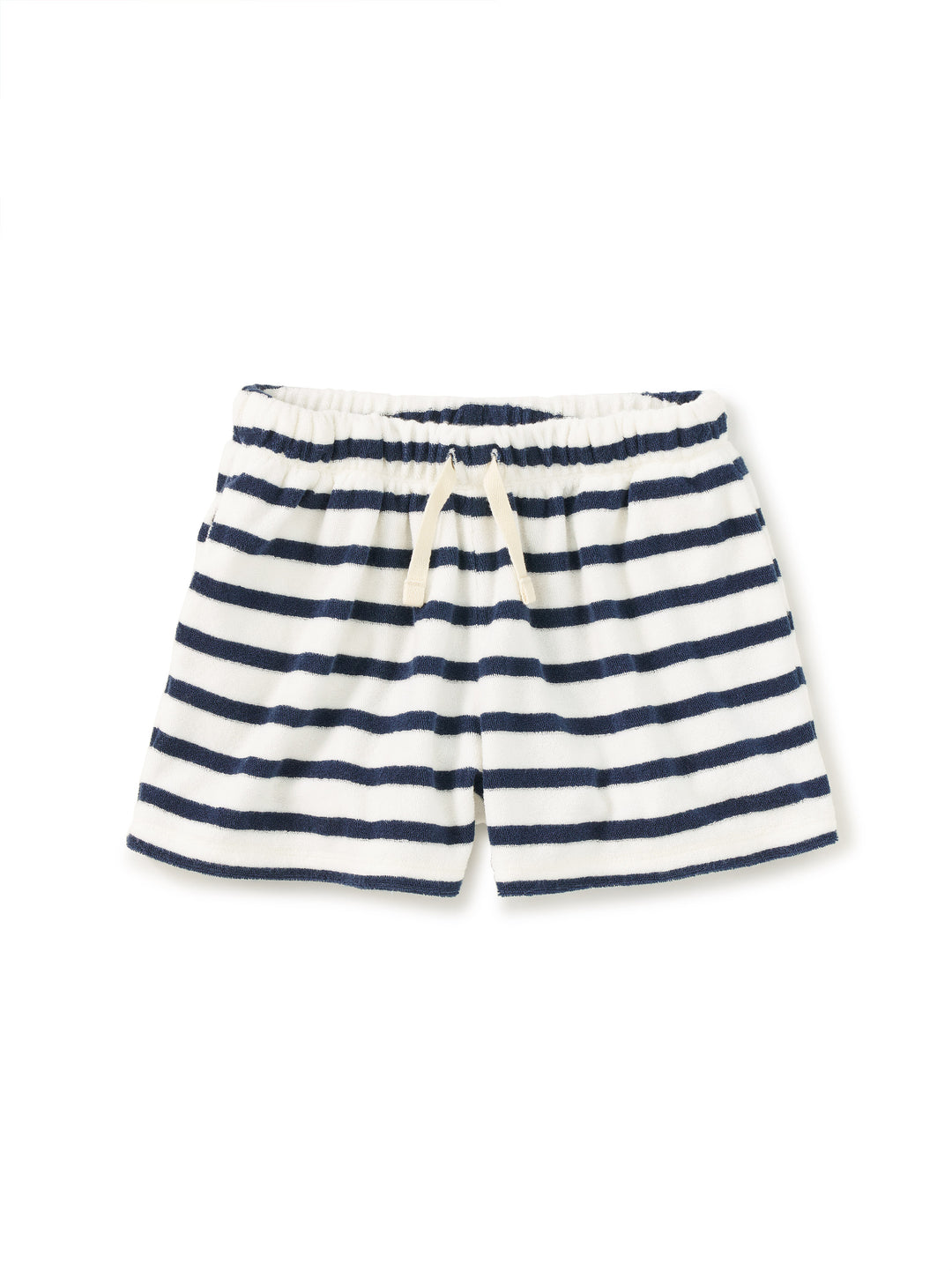Tea Collection Terrycloth Stripe Short in Naval