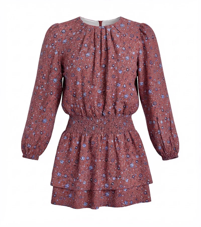 Ruby Dress in Amber Floral