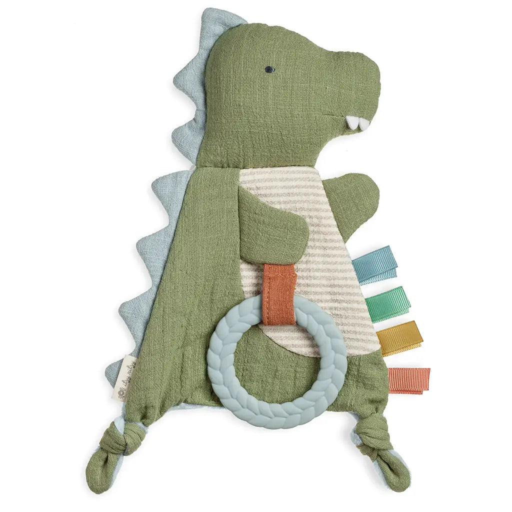 Itzy Ritzy Dino Crinkle Toy with Teether