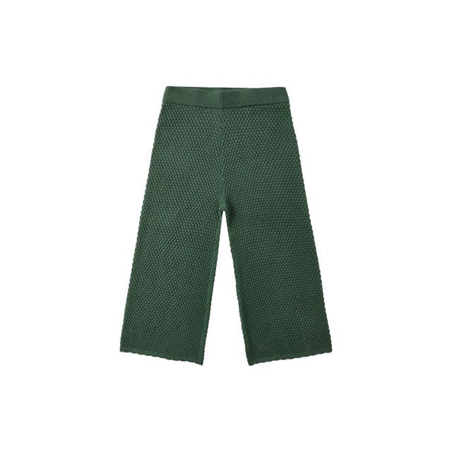 Rylee & Cru Knit Wide Leg Pant in Green