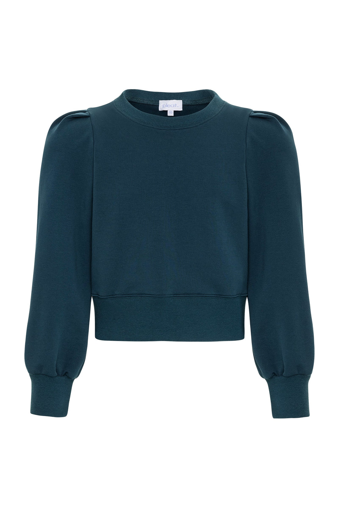 Pleat Jane Sweatshirt in Dark Teal