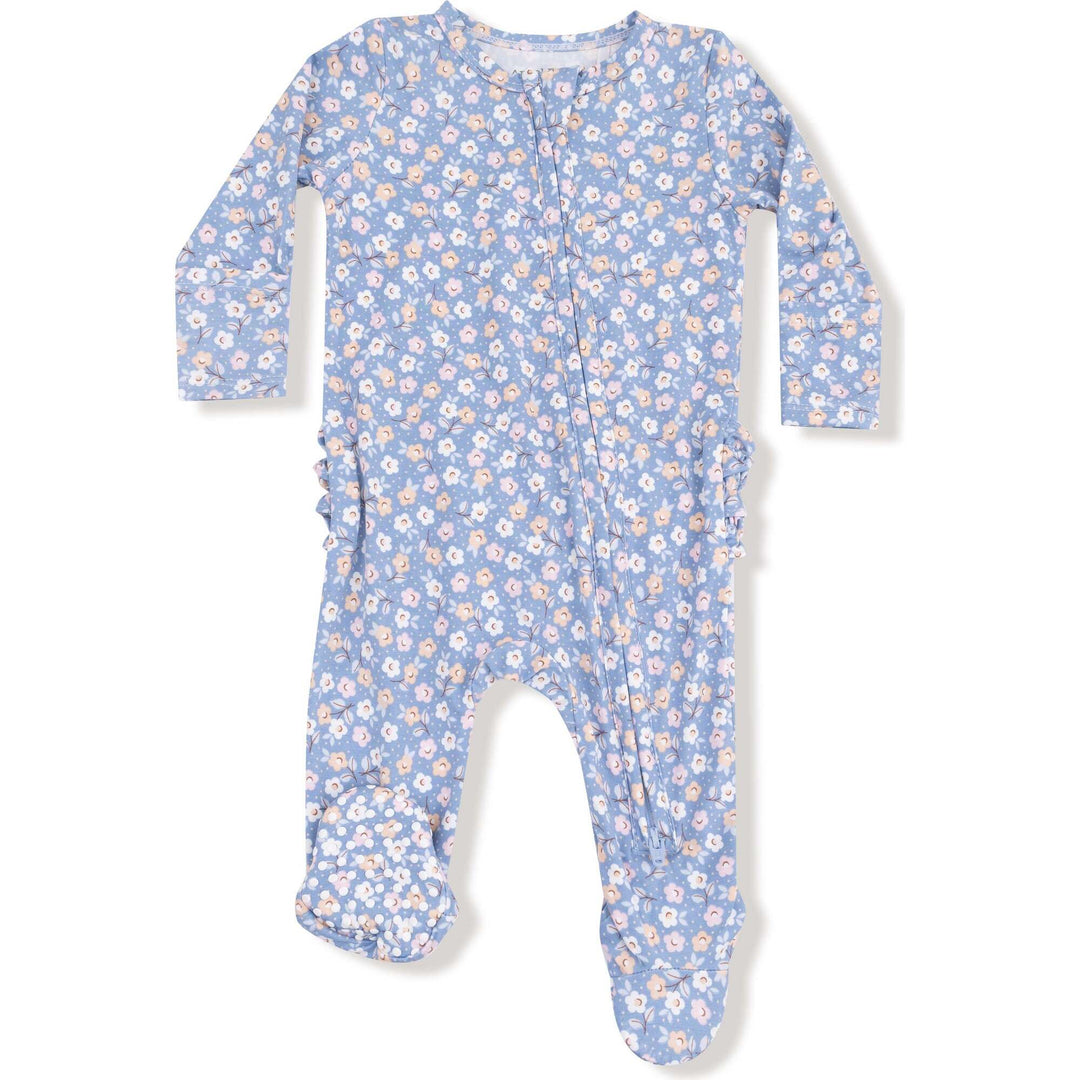 Angel Dear Country Calico 2 Way Zip Footie