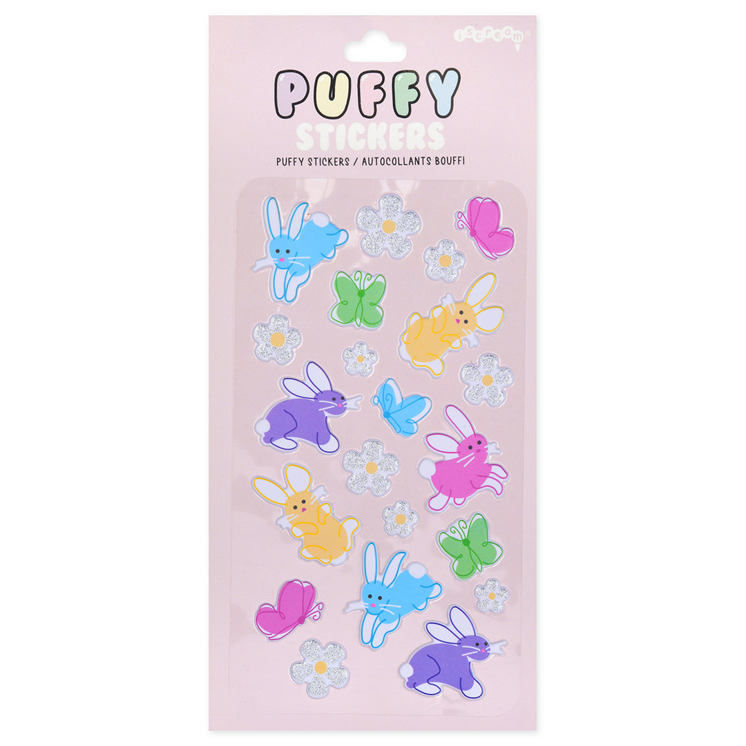 Iscream Bunnies Puffy Stickers