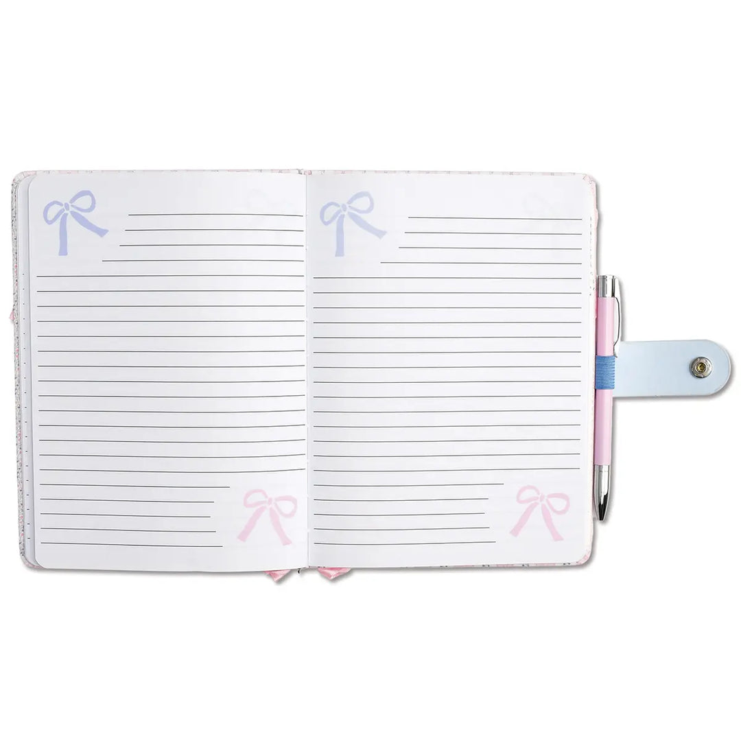 Floral Stripes Journal