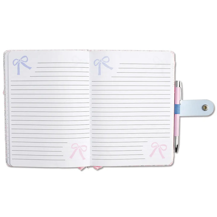 Floral Stripes Journal