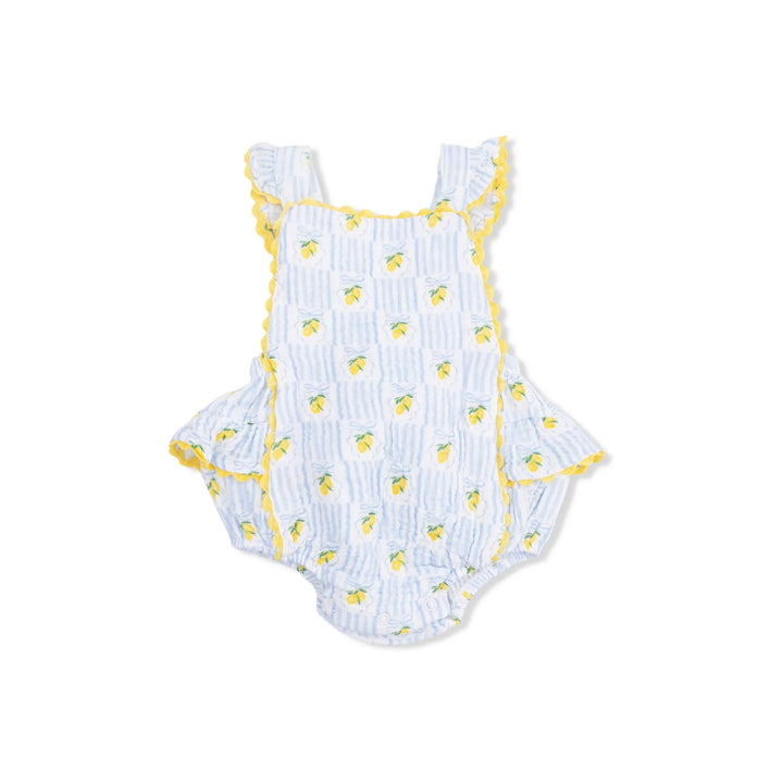 Angel Dear Lovely Lemons Ric Rac Ruffle Sunsuit