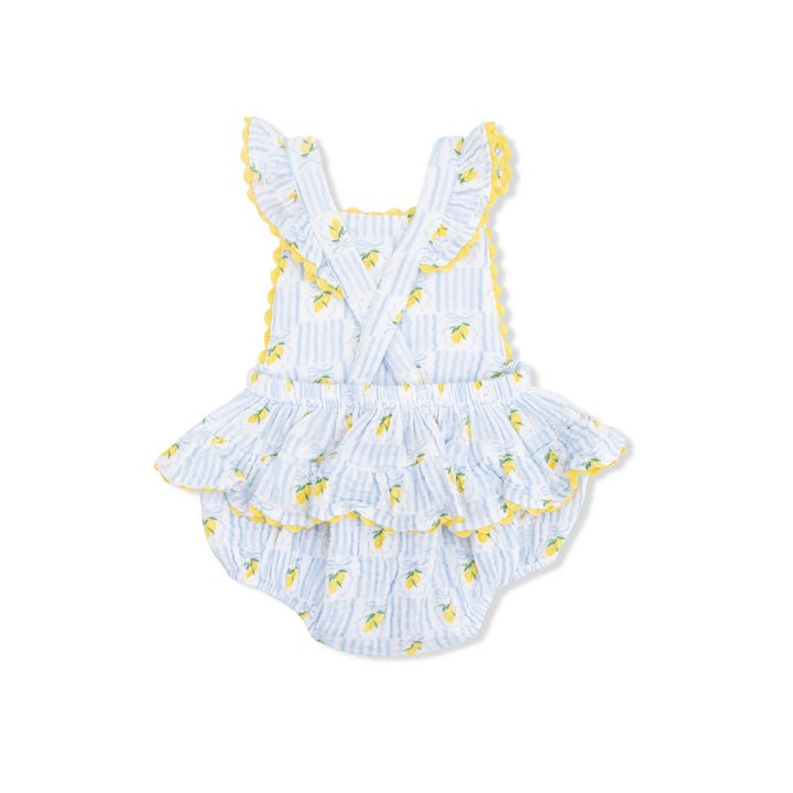 Angel Dear Lovely Lemons Ric Rac Ruffle Sunsuit