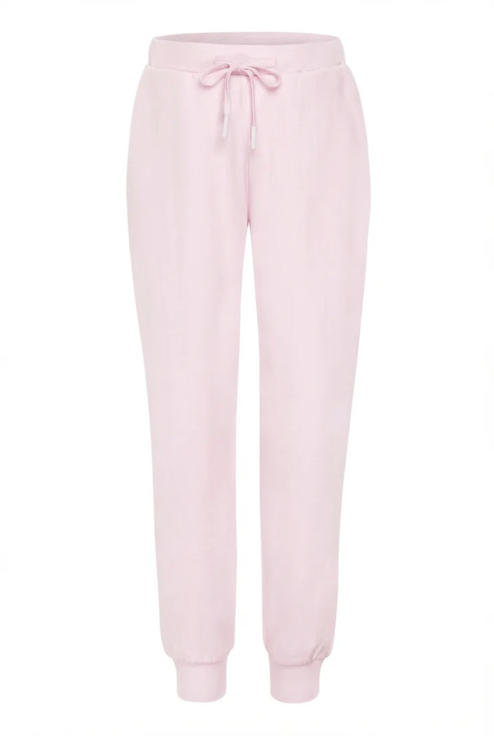 Pleat Lana Joggers in Light Pink