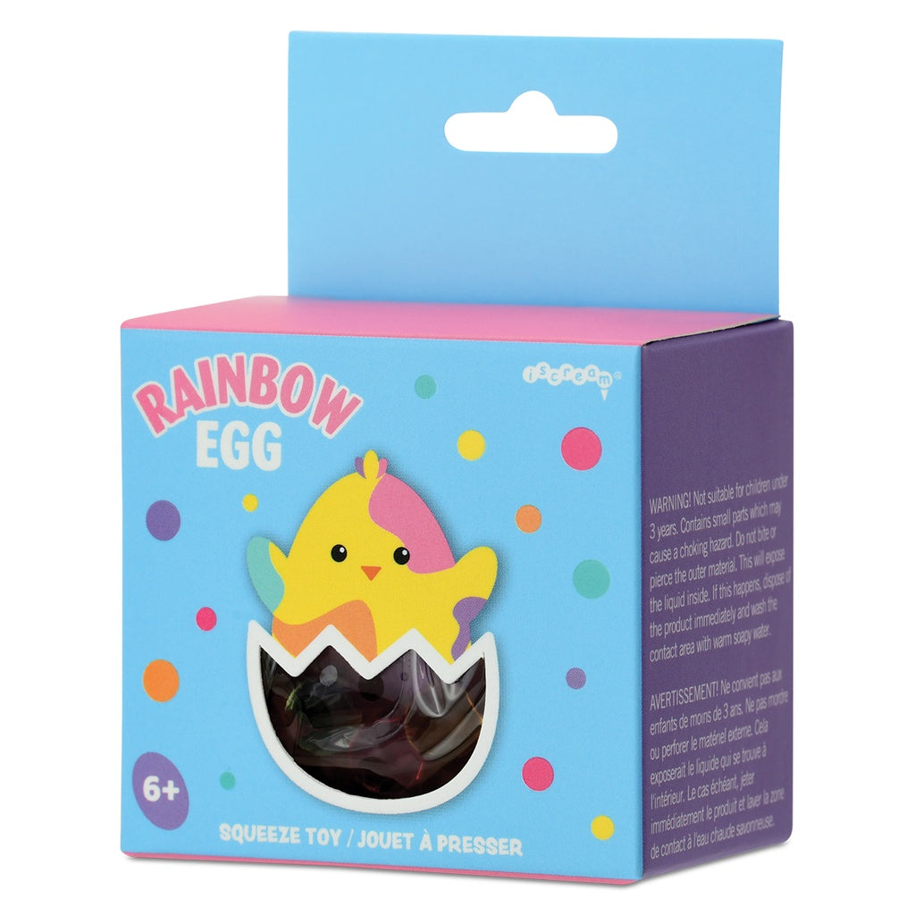 Iscream Rainbow Egg Squeeze Toy