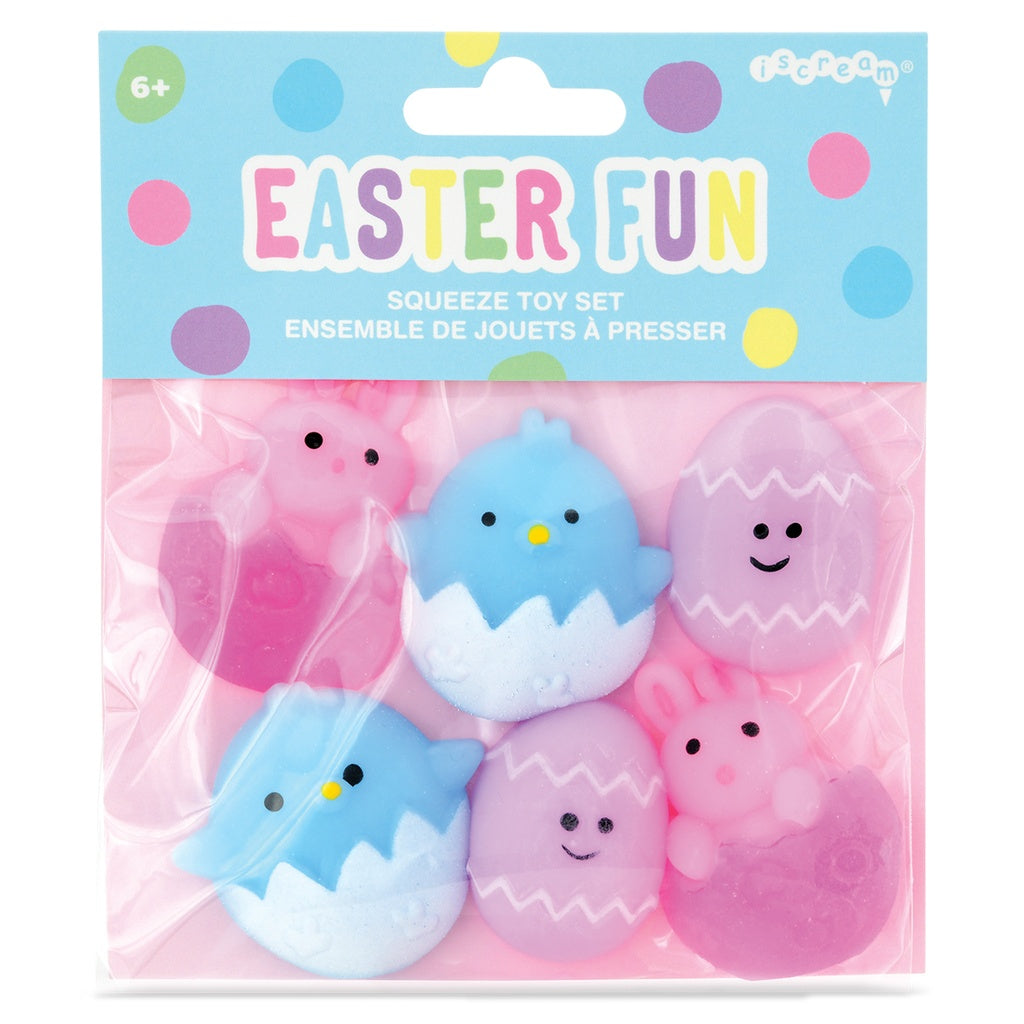 Iscream Mini Easter Squeeze Toy Set
