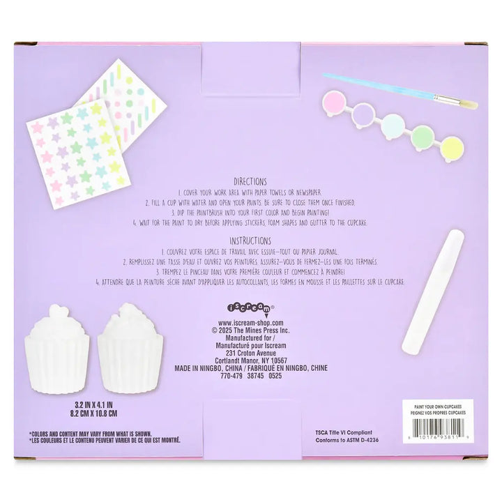 Iscream Paint Your Own Cupcakes Kit