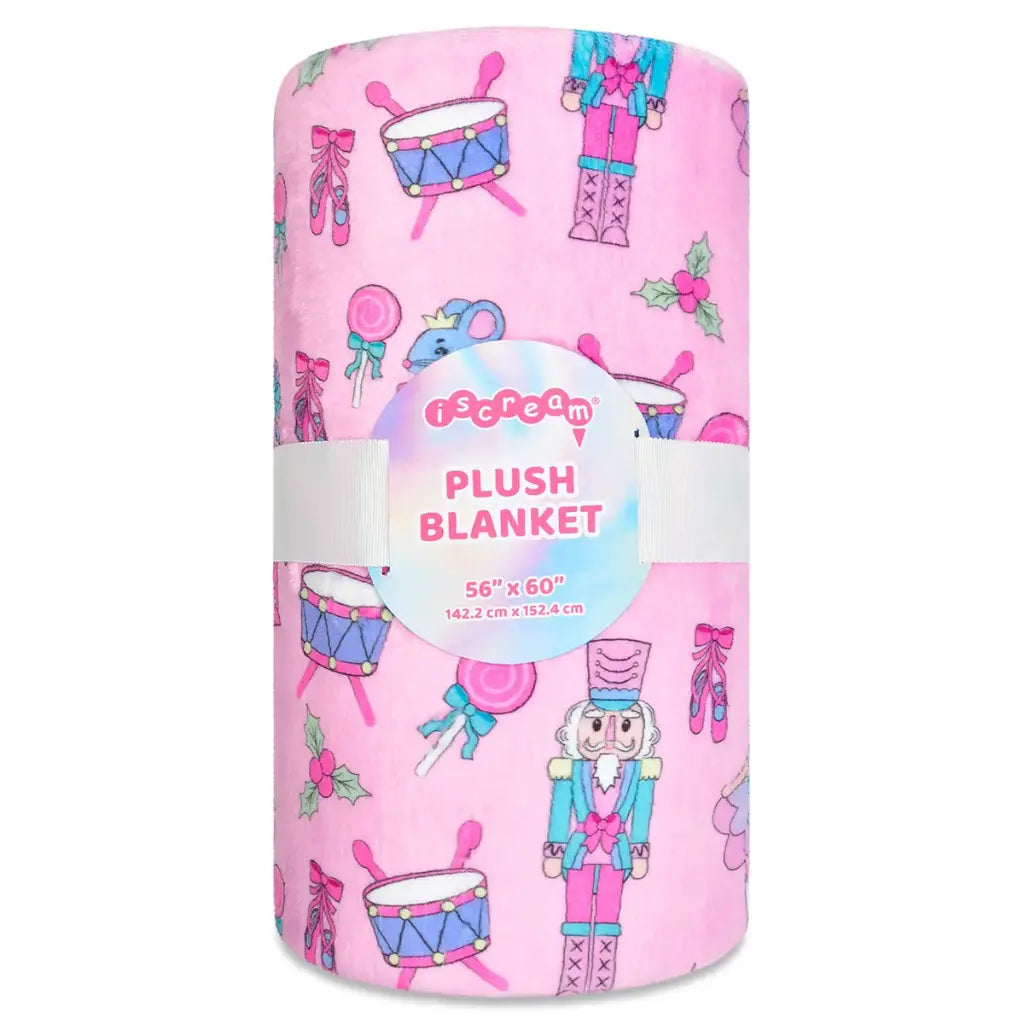 Iscream Nutcracker Plush Blanket