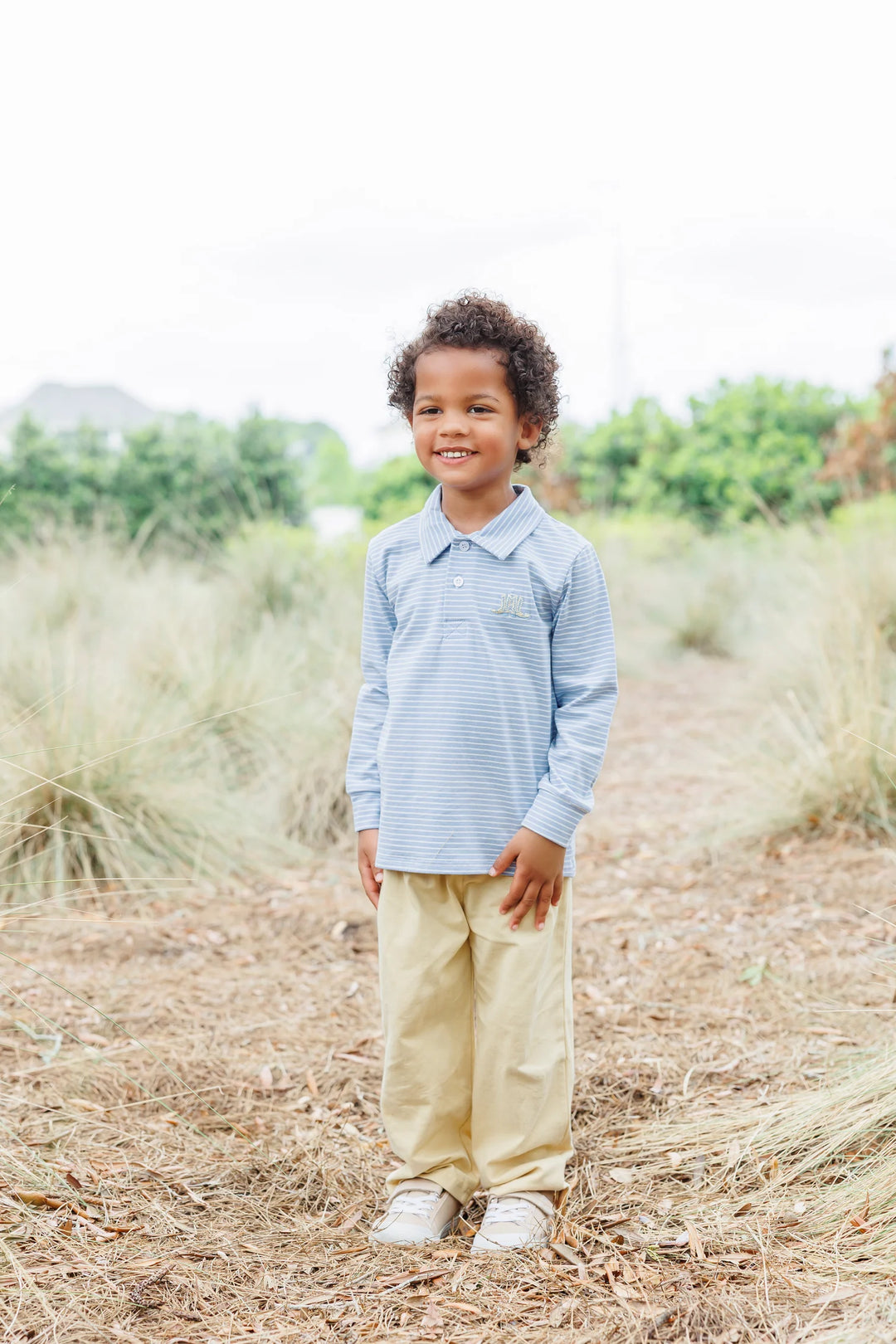 Trotter Street Kids Boot Embroidered Polo