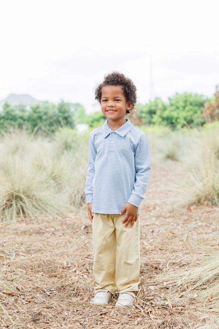 Trotter Street Kids Boot Embroidered Polo