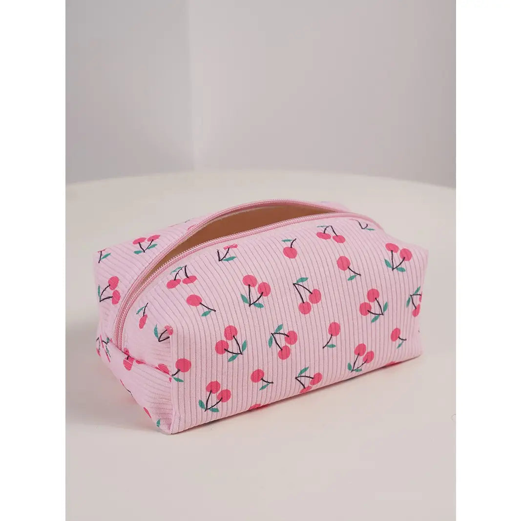 Cherry Cosmetic Bag