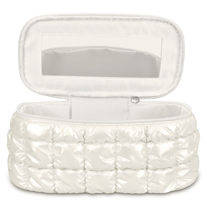 Iscream Pearl White Cosmetic Case