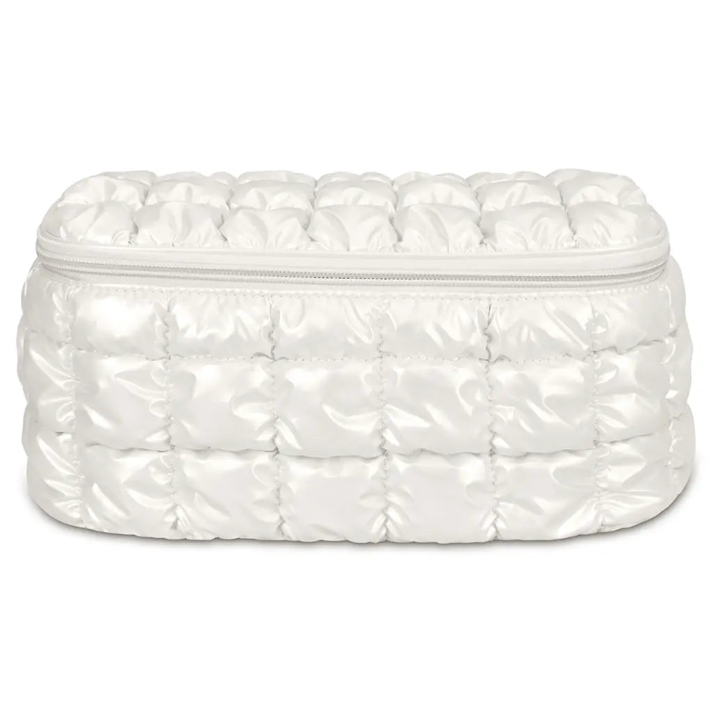 Iscream Pearl White Cosmetic Case
